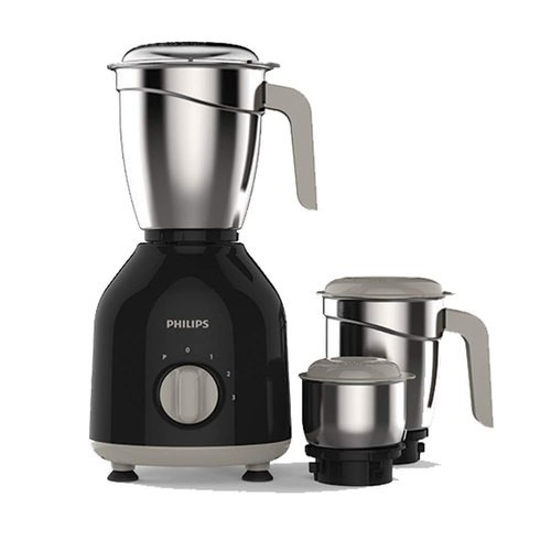 Philips HL7756/00 Mixer Grinder 750W (3 in 1)-Black and Red
